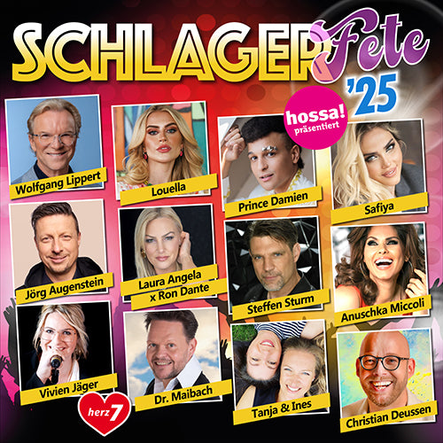 Schlagerfete ´25 – Der Hitsampler auf CD